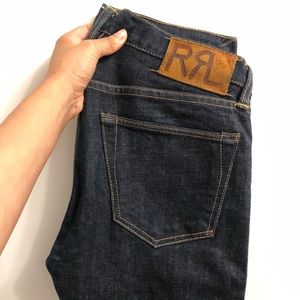 Double RL stretch skinny fit selvage denim
